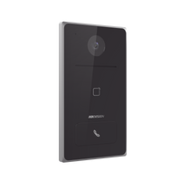 Frente de Calle IP 2 Megapixel Standalone / PoE Estandar / IP65  / Apertura desde Hik-connect / Soporta 1 Departamento / Soporta Tarjetas Mifare / 1 Salida Relay