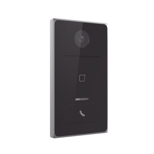 Frente de Calle IP 2 Megapixel Standalone / PoE Estandar / IP65  / Apertura desde Hik-connect / Soporta 1 Departamento / Soporta Tarjetas Mifare / 1 Salida Relay