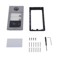 Videoportero IP 2 Megapixel / Llamada y Apertura Remota desde App Hik-Connect (requiere monitor) / PoE / Exterior IP65 + Antivandalico IK08 / 2 Departamentos / Apertura con Tarjeta / Soporta 2 Puertas y hasta 6 Monitores