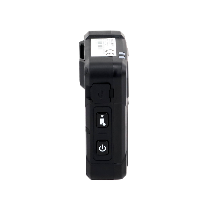 Body Camera Portátil / Grabación a 2K (4 Megapixel)  / Fotos de Hasta 40 Megapixel / IP67 / H.265 / 64 GB de Almacenamiento / Microfono Integrado / GPS