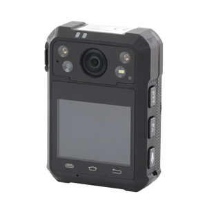 Body Camera Portátil / Grabación a 1920 × 1080p / Pantalla Frontal 1.77" TFT / Conexión Remota 4G / WiFi / GPS / Fotos de Hasta 40 Megapixel / IP68 / H.265 / 128 GB de Almacenamiento / Microfono Integrado