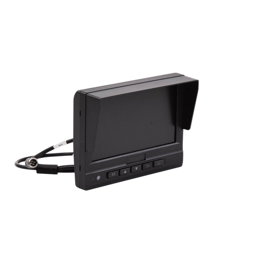 Monitor y Botones de 7" LCD / Compatible con DVR Móvil HIKVISION / Conector Tipo Aviación