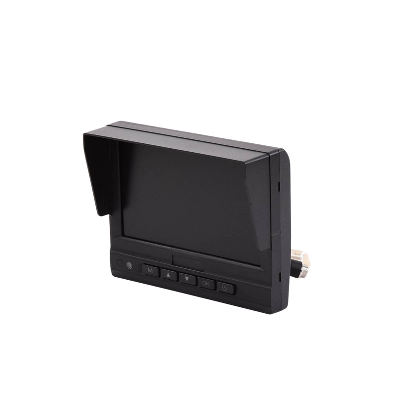 Monitor y Botones de 7" LCD / Compatible con DVR Móvil HIKVISION / Conector Tipo Aviación