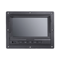 Monitor Táctil (Touch) y Botones de 7" LCD /  Compatible con DVR Móvil HIKVISION / Conector Tipo Aviación