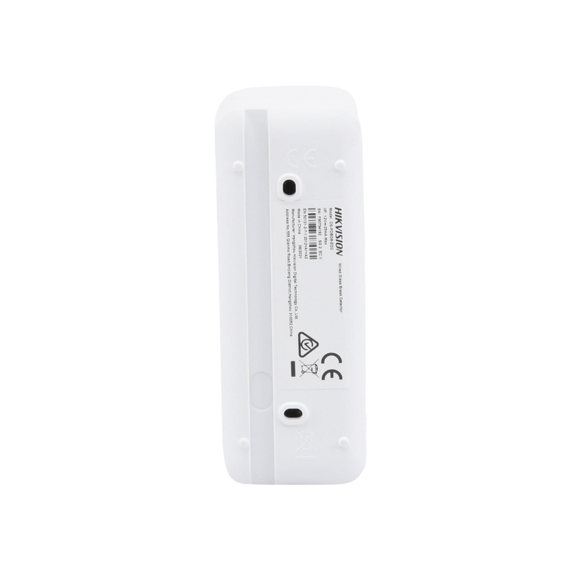 Detector de Ruptura de Cristal Cableado / Interior / 8 Metros de Rango / Ángulo de 120° de Cobertura / Indicador LED