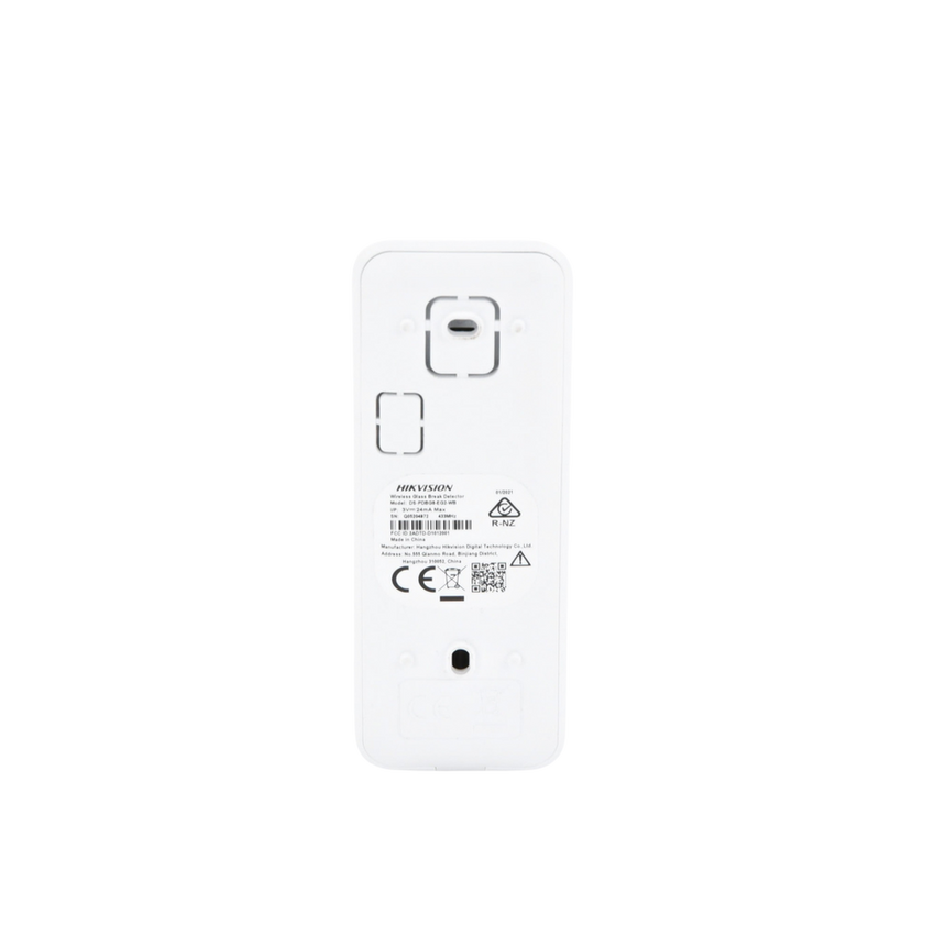 (AX PRO) Detector Inalámbrico de Ruptura de Cristal / 3 en 1 / Soporta 2 Zonas Cableadas / Rango de Detección de 8 mts / Ángulo de 120° de Cobertura
