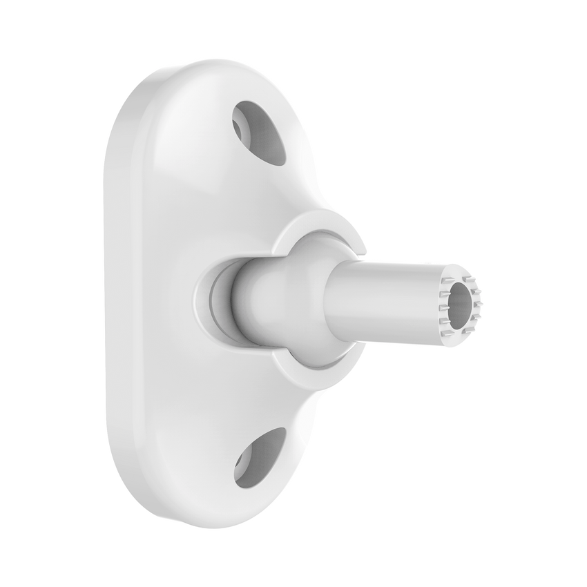 Montaje para Sensores PIR HIKVISION / Montaje en Pared o Techo / Ajuste Rotativo / Compatible con el PIR Cableado o Inalambrico (AXPRO) / Facil de Instalar (En Segundos)