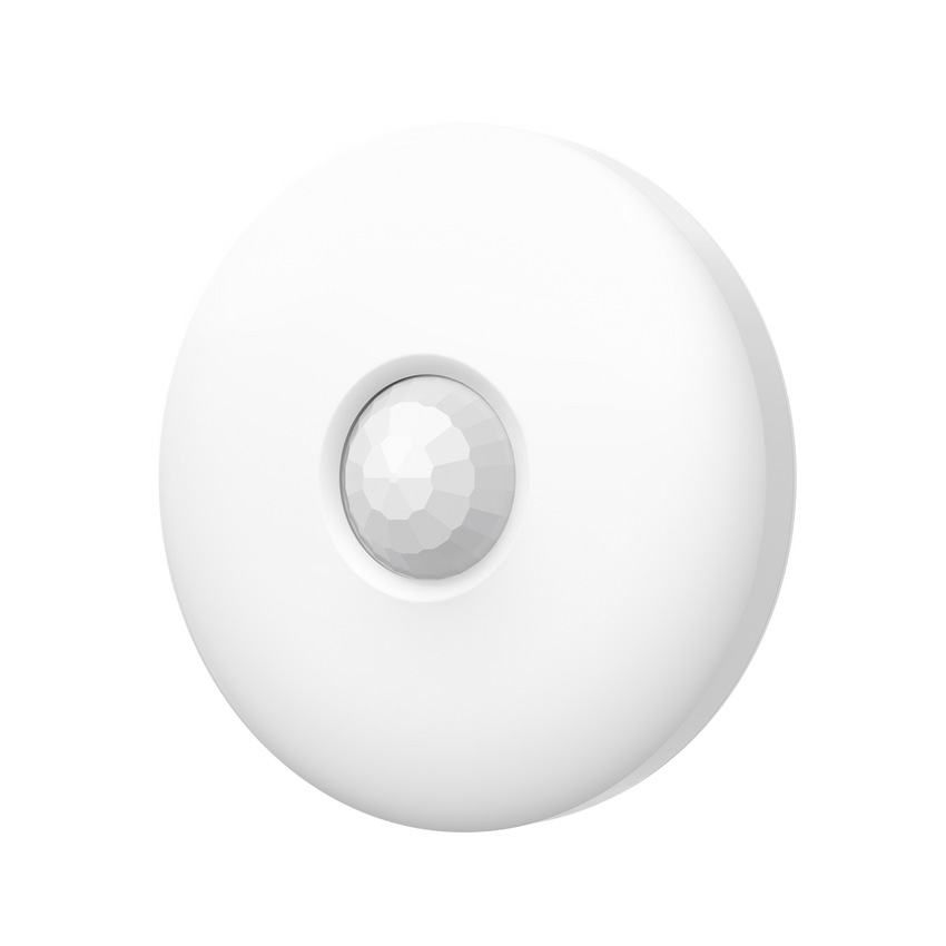 Sensor PIR de Movimiento Dual-Tech con Cobertura de 360° / Rango de Detección 12 mts / Uso en Interior