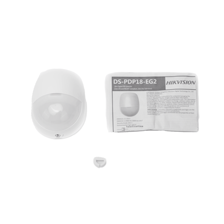 Detector PIR Cableado para Interior / Inmunidad a Mascotas / Rango de Detección de 18 mts / Angulo de 85.9° de Cobertura