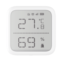 (AX PRO) Detector de Temperatura y Detector de Humedad Inalámbrico / 2.7" de Tamaño / Uso en Interior / Rango de Detección desde  -35°C hasta 99°C