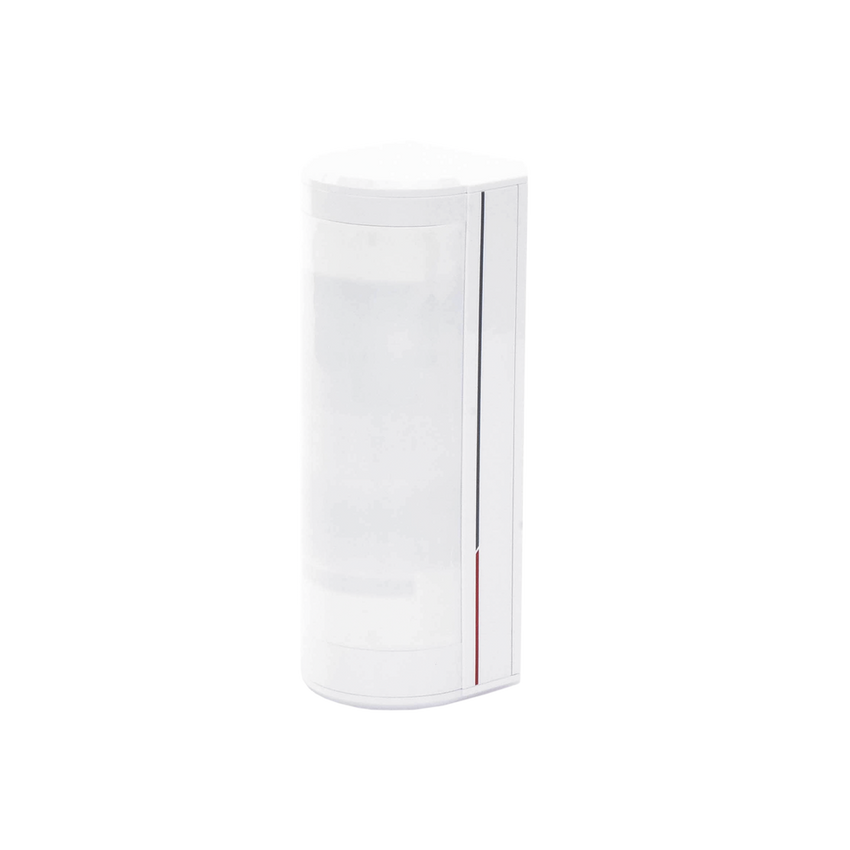 Detector de Movimiento Exterior Cableado / 15 Metros de Detección / Ángulo de Cobertura de 90° / Movilidad de Lente en Eje de 180° / Inmunidad a Mascotas de 45Kg / Exterior IP65 / Doble Tecnología Microondas y PIR
