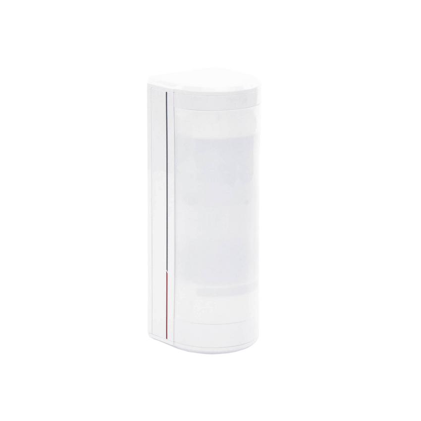 Detector de Movimiento Exterior Cableado / 15 Metros de Detección / Ángulo de Cobertura de 90° / Movilidad de Lente en Eje de 180° / Inmunidad a Mascotas de 45Kg / Exterior IP65 / Doble Tecnología Microondas y PIR