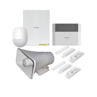 KIT Panel de Alarma  AX HYBRID PRO / 1 Panel Híbrido / 1 Teclado LCD / 1 PIR / 2 Contactos Magnéticos / 1 Sirena de 30 Watts