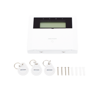 (AX HYBRID PRO) Teclado Compatible con el Panel Hybrid Pro Hikvision DS-PHA64-LP y DS-PHA64-LP(B) / Pantalla LCD / 2 zonas cableadas / 1 salida de alarma / 64 Llaveros