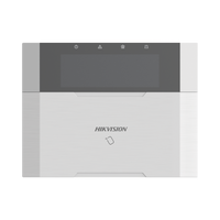 (AX HYBRID PRO) Teclado Compatible con el Panel Hybrid Pro Hikvision DS-PHA64-LP y DS-PHA64-LP(B) / Pantalla LCD / 2 zonas cableadas / 1 salida de alarma / 64 Llaveros