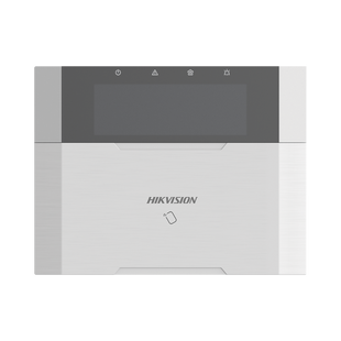 (AX HYBRID PRO) Teclado Compatible con el Panel Hybrid Pro Hikvision DS-PHA64-LP y DS-PHA64-LP(B) / Pantalla LCD / 2 zonas cableadas / 1 salida de alarma / 64 Llaveros