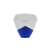 Sirena Estrobo Cableada Hikvision / Ideal para cualquier Panel de Alarma / Azul / 105 dB / Proteccón IP54