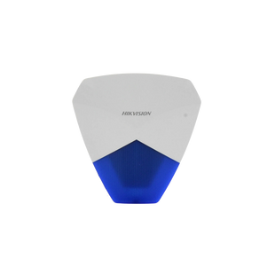 Sirena Estrobo Cableada Hikvision / Ideal para cualquier Panel de Alarma / Azul / 105 dB / Proteccón IP54