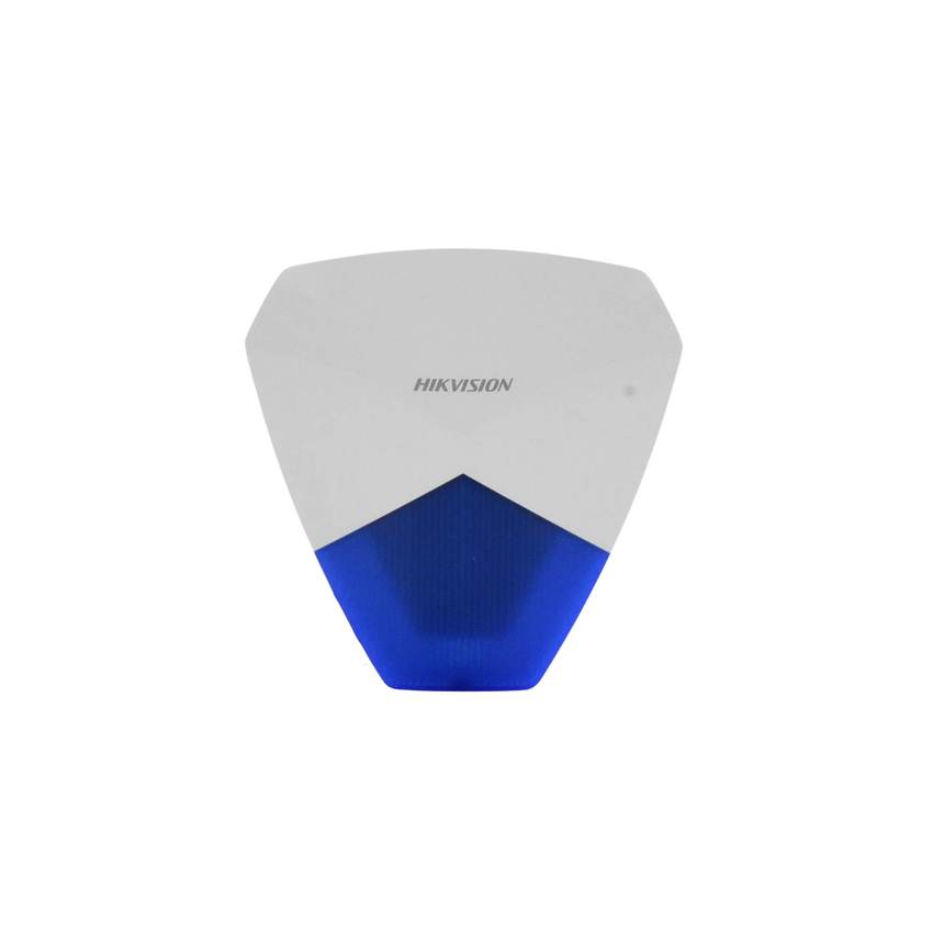 Sirena Estrobo Cableada Hikvision / Ideal para cualquier Panel de Alarma / Azul / 105 dB / Proteccón IP54