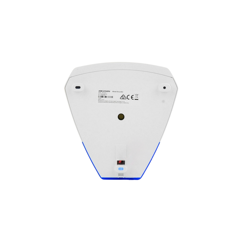 Sirena Estrobo Cableada Hikvision / Ideal para cualquier Panel de Alarma / Azul / 105 dB / Proteccón IP54