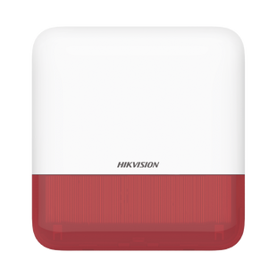 (AX PRO) Sirena Inalámbrica con Estrobo Rojo para Exterior IP65 / 110 dB