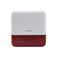 (AX PRO) Sirena Inalámbrica con Estrobo Rojo para Exterior IP65 / 110 dB