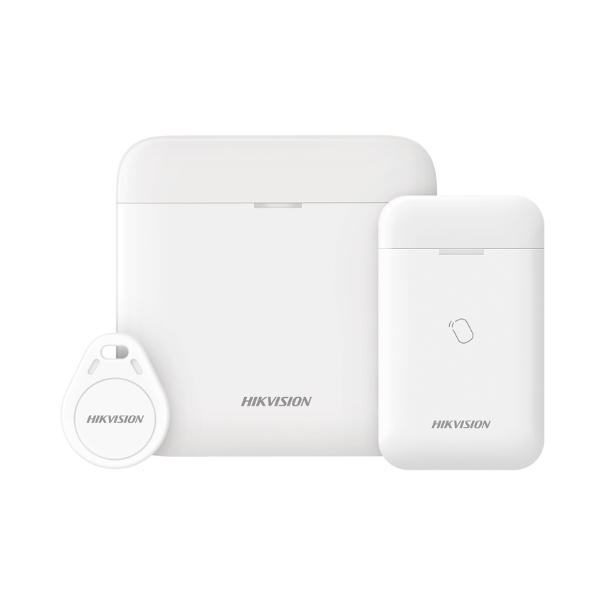 (AX PRO) KIT de Alarma AX PRO con GSM (3G/4G) para RONDINES / Incluye: 1 Hub con bateria de respaldo/ 1 Lector Tag / 1 Tag / Compatible con Hik-Connect P2P