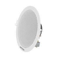 Altavoz Montaje en Plafón | 6 Watts | 100 V | Rejilla de Metal | Color Blanco | Uso Interior