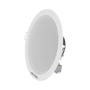 Altavoz Montaje en Plafón | 6 Watts | 100 V | Rejilla de Metal | Color Blanco | Uso Interior