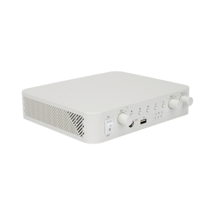 Amplificador | Bluetooth | 2 Canales con Control de volumen Independiente | 30 W por Canal | Salida 4-8 &Omega; x 2 | 100V COM x 2 | Una Zona | Música Ambiental