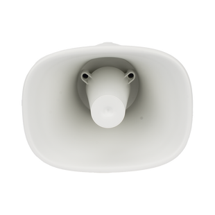 Bocina (Altavoz IP ) | Tipo Trompeta | 25 Watts | 24VCD | Exterior IP67 | Metal | Entrada de alarma | Voceo en tiempo real | Calendarización de audios | Síntesis de Voz (TTS)