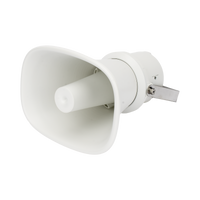 Bocina (Altavoz IP ) | Tipo Trompeta | 25 Watts | 24VCD | Exterior IP67 | Metal | Entrada de alarma | Voceo en tiempo real | Calendarización de audios | Síntesis de Voz (TTS)