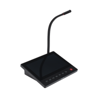 Micrófono IP | 12 VCD |  Pantalla Touch 7" | Transmisión en Tiempo Real | Integración con HikCentral Professional
