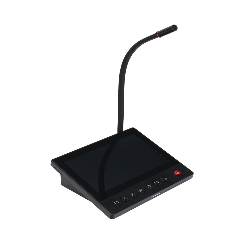 Micrófono IP | 12 VCD |  Pantalla Touch 7" | Transmisión en Tiempo Real | Integración con HikCentral Professional