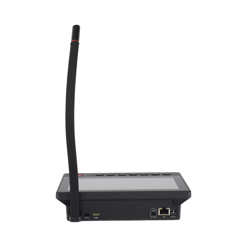 Micrófono IP | 12 VCD |  Pantalla Touch 7" | Transmisión en Tiempo Real | Integración con HikCentral Professional