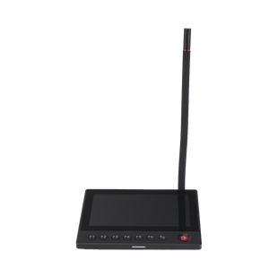 Micrófono IP / 12 VCD /  Pantalla Touch 7" / Transmisión en Tiempo Real / Integración con HikCentral Professional
