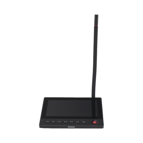 Micrófono IP / 12 VCD /  Pantalla Touch 7" / Transmisión en Tiempo Real / Integración con HikCentral Professional