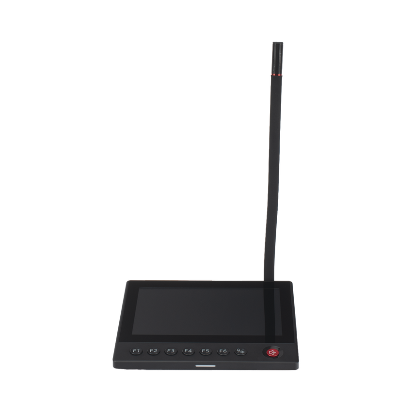 Micrófono IP / 12 VCD /  Pantalla Touch 7" / Transmisión en Tiempo Real / Integración con HikCentral Professional