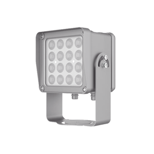 Lampara IR de Luz Continua / 16 Lámparas LED / Distancia Efectiva 16 a 25 metros / Cobertura 40° / Exterior IP66