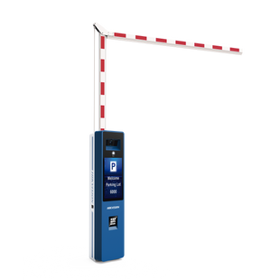 Barrera Vehicular IZQUIERDA Todo en Uno / Brazo Articulado Incluido de 4 mts / Cámara ANPR Integrada / Boton de Ayuda / Pantalla LCD / Apertura en 4 segundos