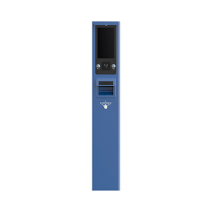 Estación de Entrada de Tickets / Pantalla LCD 10.1 Pulgadas 1080P / Lector de Tarjetas IC y CPU / Impresión Térmica / Protocolo TCP/IP / IP54 / Sistema Operativo Linux Embebido
