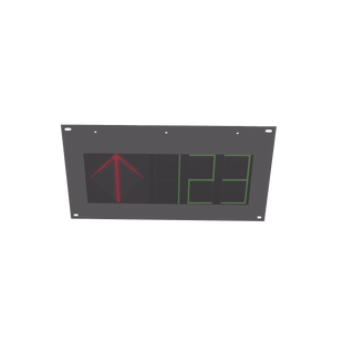 Guía de Estacionamiento Interior / Ideal para Pasillos y Áreas de Control de Estacionamientos / RS485- RJ45 / Indicador Numérico / Flecha Dinámica