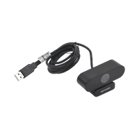 Cámara Web ALTA DEFINICIÓN (1080p) / Giro 360° / Gran Angular / Micrófono Integrado / Conector USB de 2 mts / Fácil de Instalar / Reducción de Ruido Inteligente
