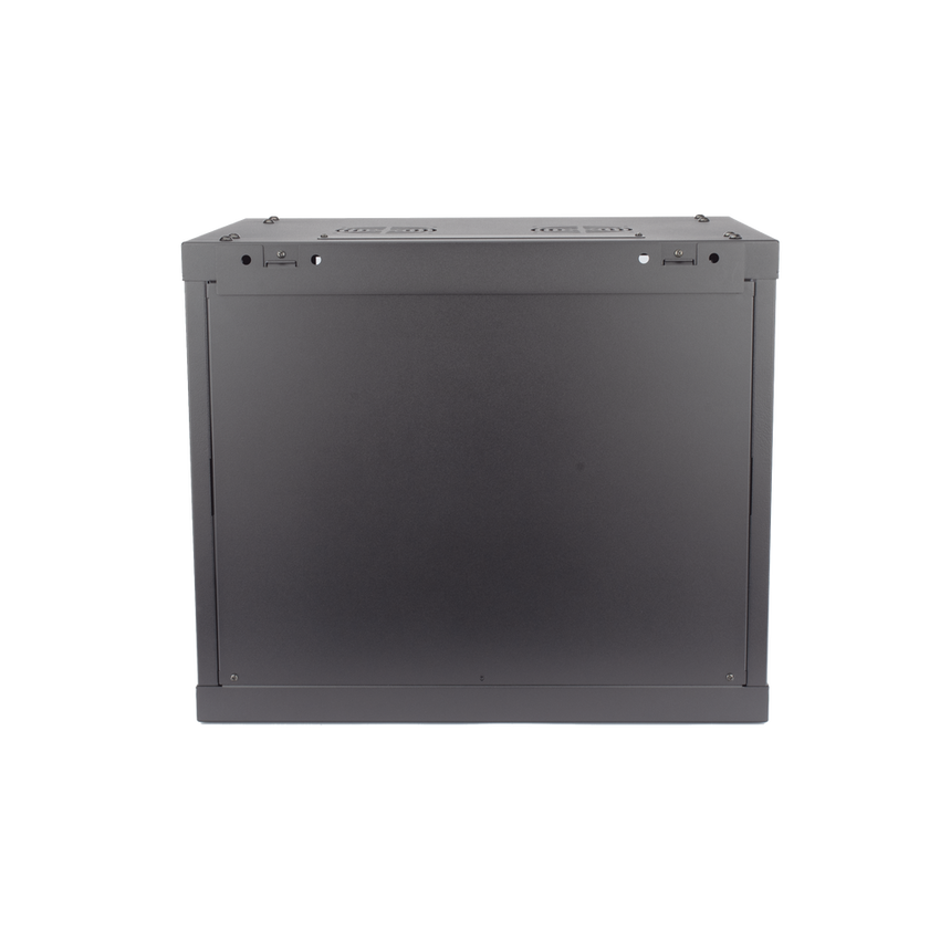 Gabinete para Montaje en Pared - Piso / Puerta de Cristal Templado / Cuerpo Fijo / 9 Unidades de Rack / 19" / Fabricado en Acero