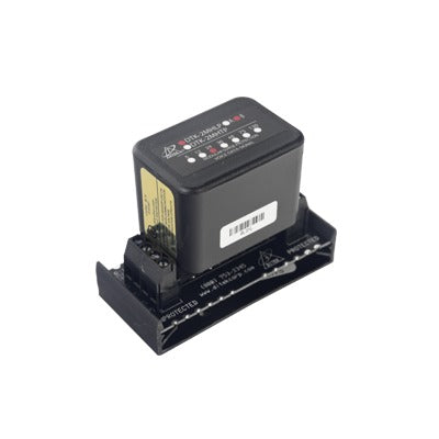 Protector Modular 24 V / 2 Pares / Base Desmontable / Snap-Track / Paneles de Incendio y Alarma