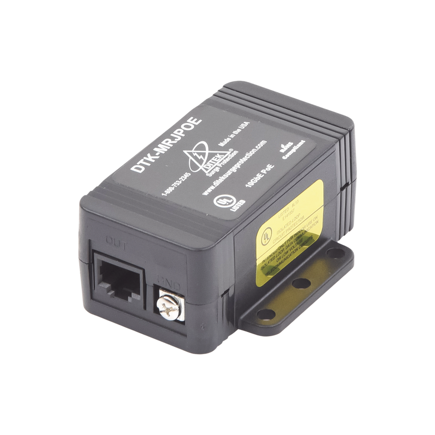 Protector PoE / RJ45 Hembra / 10 GbE / PoE y HiPoE / C�maras IP y WAP