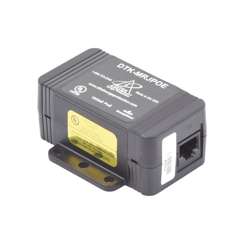 Protector PoE / RJ45 Hembra / 10 GbE / PoE y HiPoE / C�maras IP y WAP