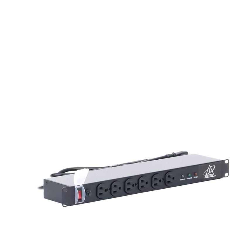 Protector Contra Sobretensiones de 120 VCA, 15 A, 12 Salidas, Montaje en Rack 1U, Servidores Montados en Rack, Sistemas de Voz, Controladores, Equipos de Video Vigilancia