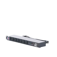 Protector Contra Sobretensiones de 120 VCA, 15 A, 12 Salidas, Montaje en Rack 1U, Servidores Montados en Rack, Sistemas de Voz, Controladores, Equipos de Video Vigilancia