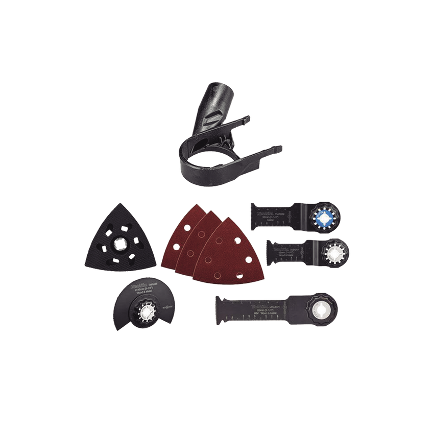 Multiherramienta Oscilante Inalámbrica de 18V, incluye 2 Baterías  BL1850B de 5.0 A, Cargador DC18RC, Accesorios y Estuche Makpac